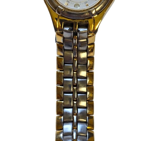 Anne Klein II 10/1708-9 Women's Two-Tone Stainless Steel 24mm Watch Thai Mvmt - Picture 4 of 11